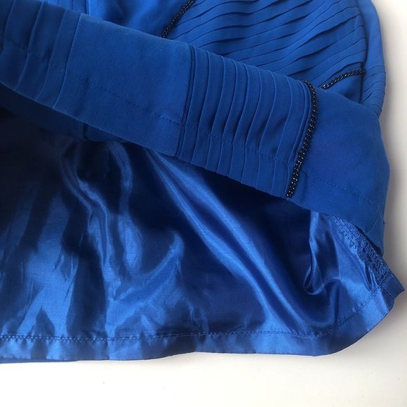 Twelve By Twelve Embellished Mini Skirt Blue Medium - Picture 5 of 12